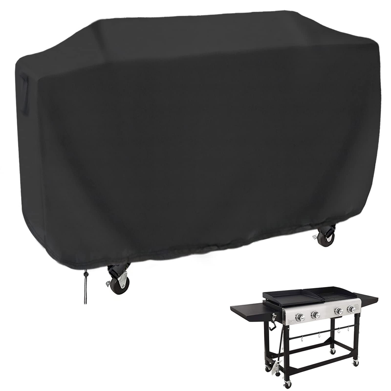 Guisong Flat Top Grill Cover For Royal Gourmet Gd401 Propane Gas Grill, 68 Inches Waterproof Cover For Outdoor Griddle/Propane G