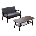 Lilola Home Bahamas Espresso Coffee Table and Loveseat Set