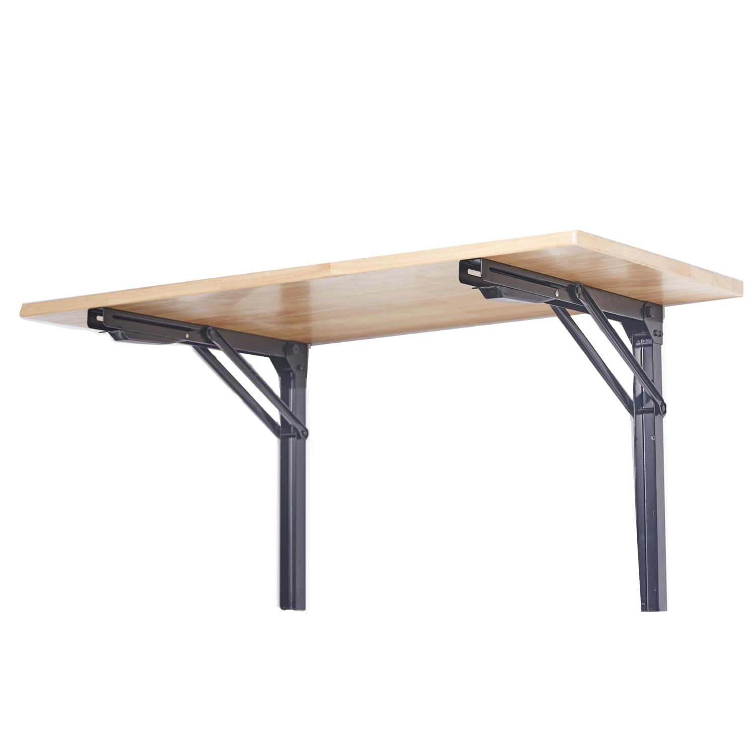 Ultrawall 48'' Wall Mounted Folding Workbench, Heavy Duty Foldable Work Table, Collapsible Desk For Workshop, Garage, Office, Ho