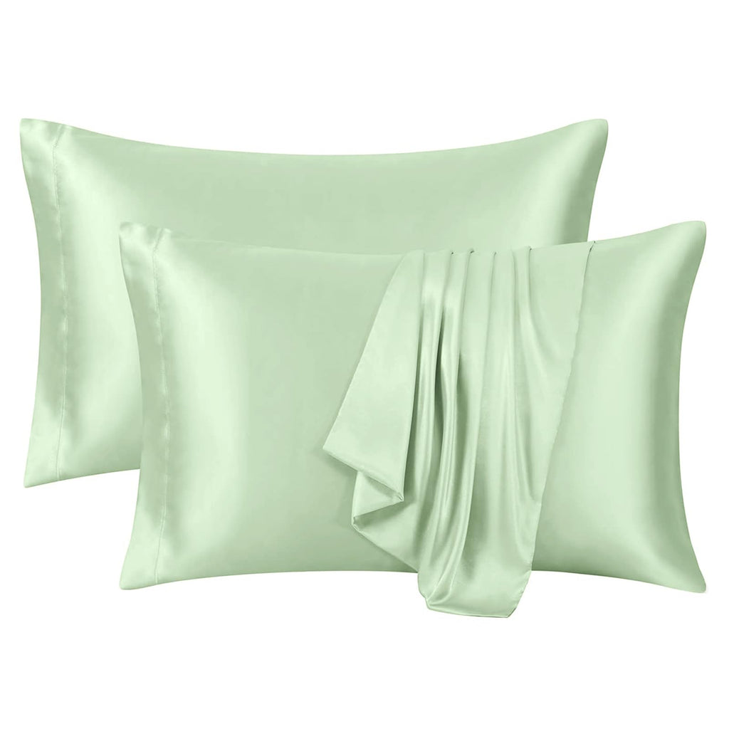 Ersmak Satin Pillowcase Standard Set Of 2, 20'' X 26'' Ultra Soft & Silky Satin Pillow Cases For Hair And Skin, Wrinkle Fade Res