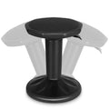 Giantex Wobble Stools For Classroom Seating, Wiggle Stool With Adjustable Height, 24 Inch Active Learning Stool, Sitting Balance Chair For School, Office Stand Up, Flexible Seating Wobble Chair(Black)