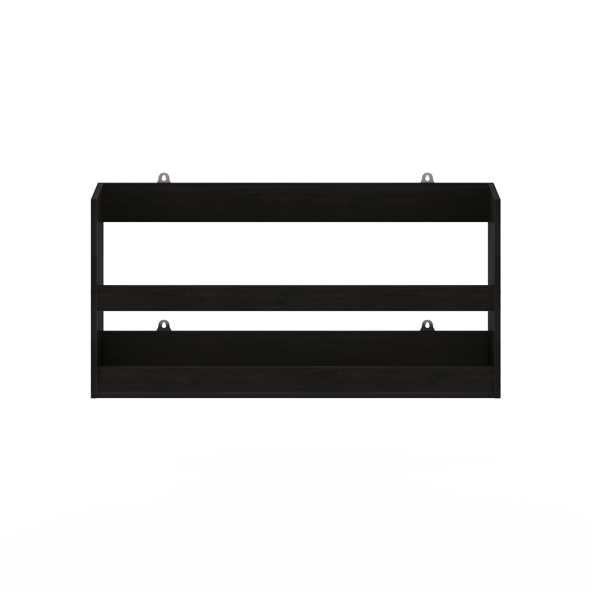 Furinno Hermite Multipurpose Wall Mounting Storage Shelf, Espresso