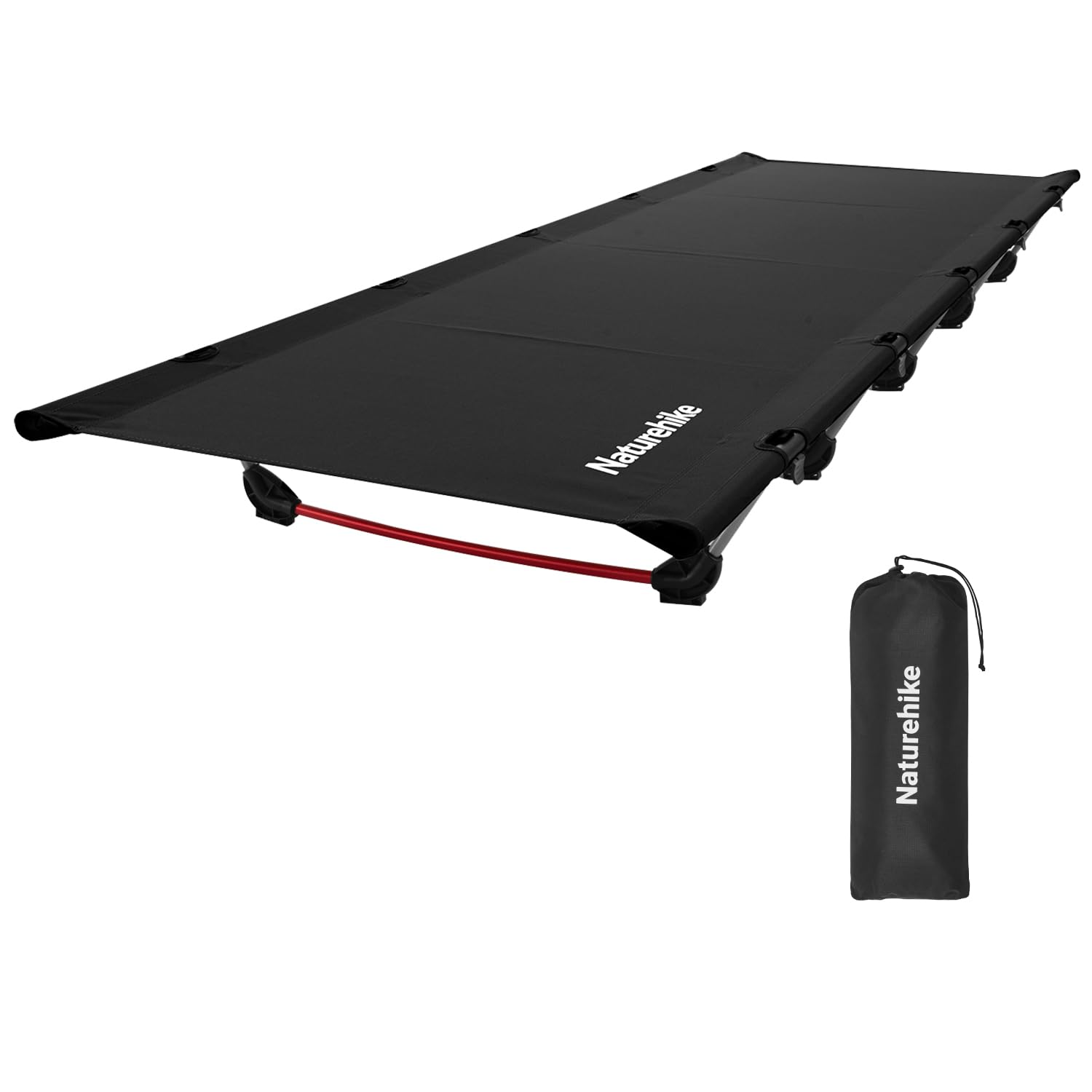 Naturehike GreenWild Camping Cot, Ultralight Folding Backpacking Cot, Supports 330lbs, Portable Camping Bed for Adults for Campi