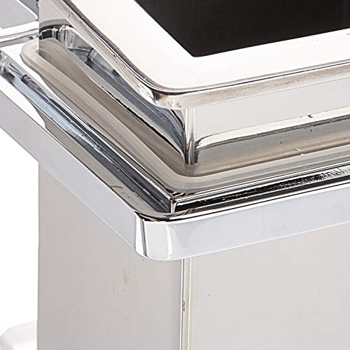 Gedy 3810-01-13 Kansas Wall Mounted Stainless Steel Tooth Brush Holder, 0.79' L X 2.64' W, Chrome