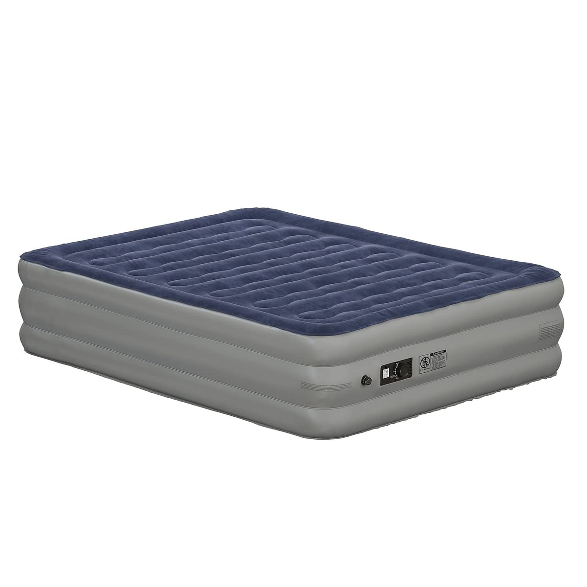 Flash Furniture 18 Inch Air Mattress With Etl Certified Internal Electric Pump And Carrying Case - Queen