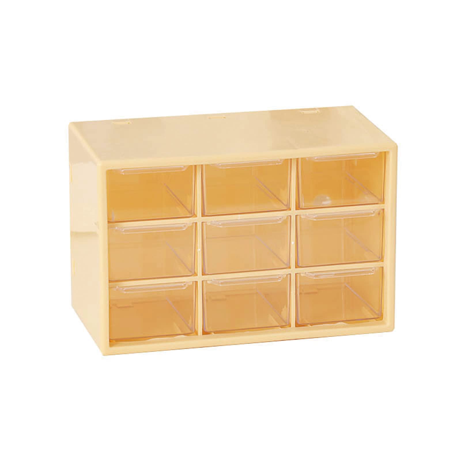 Jiafujin Mini Desktop Drawer Box 9 Compartments Plastic Desk Organizer Office Supplies And Jewelry Storage Box For Office, Schoo
