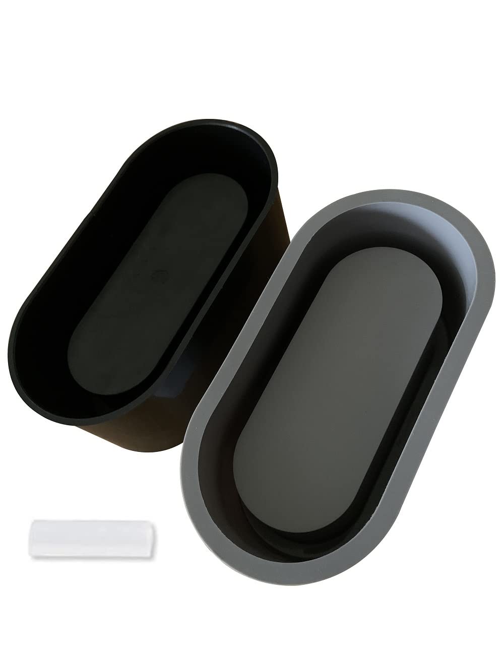 Osilifen Bigger Oval Silicone Planter Mold, Oval Shape 7 X 3.3 Inch (L X H), Silicone Model For Concrete Flower Pots, Diy Succul