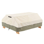 Bitubi 96 Inch Heavy Duty Waterproof Picnic Table Cover - 600D Tough Canvas Wind Dust Proof Anti-Uv Outdoor Patio Table Bench Covers Winter