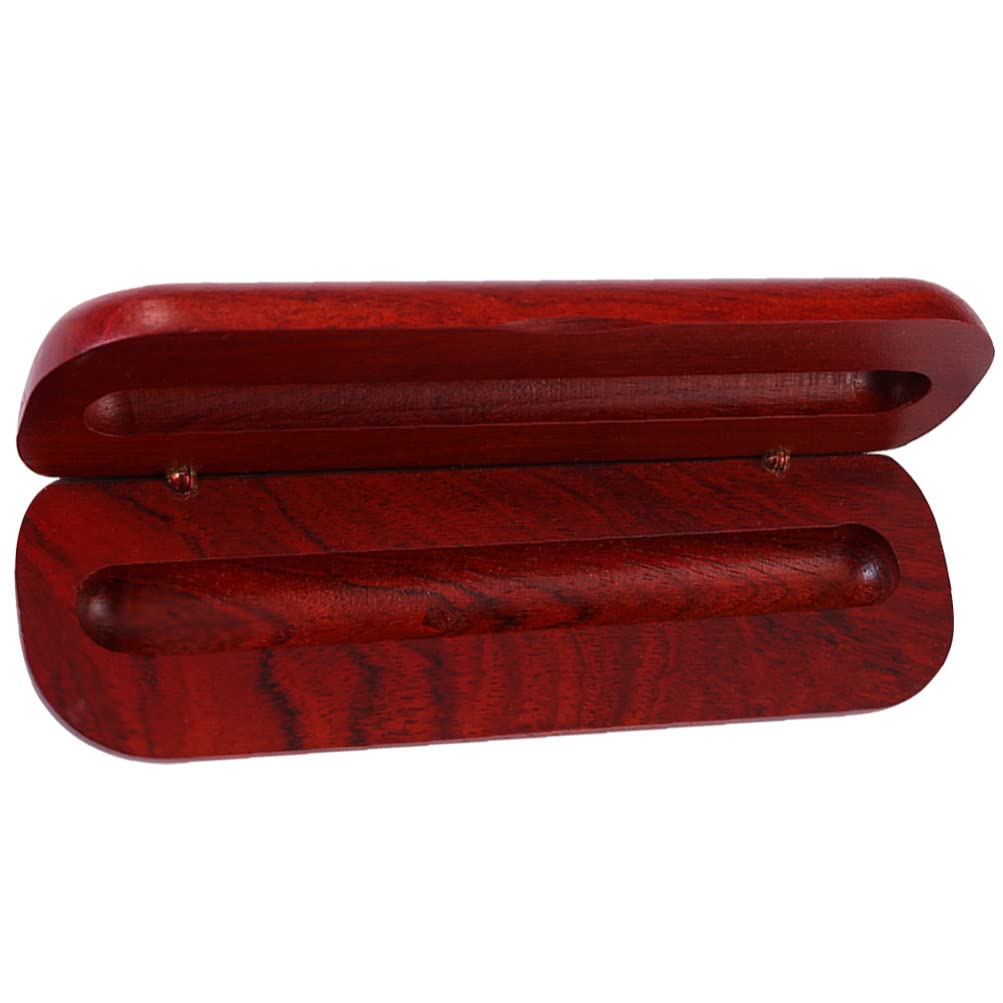 Stobok Ballpoint Pen Case Wood Liquid Gel Pen Writing Pen Box For Business Office Long Bracelet Necklace Case Jewelry Collection