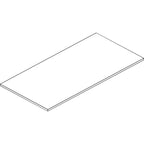 HON HONTBL3672RTLT1 Rectangle Conference Mahogany Table Top, Brown