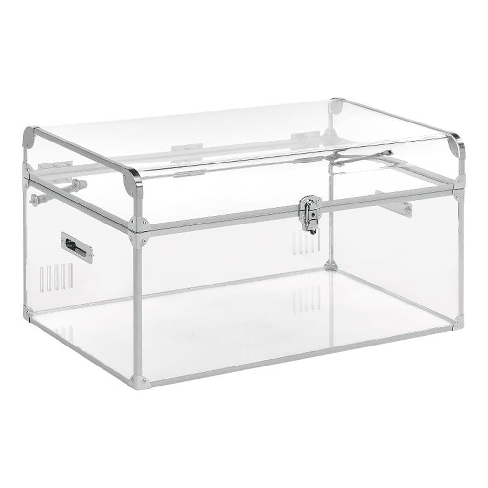 Progressive Furniture A La Carte Acrylic Polyurethane Trunk in Clear