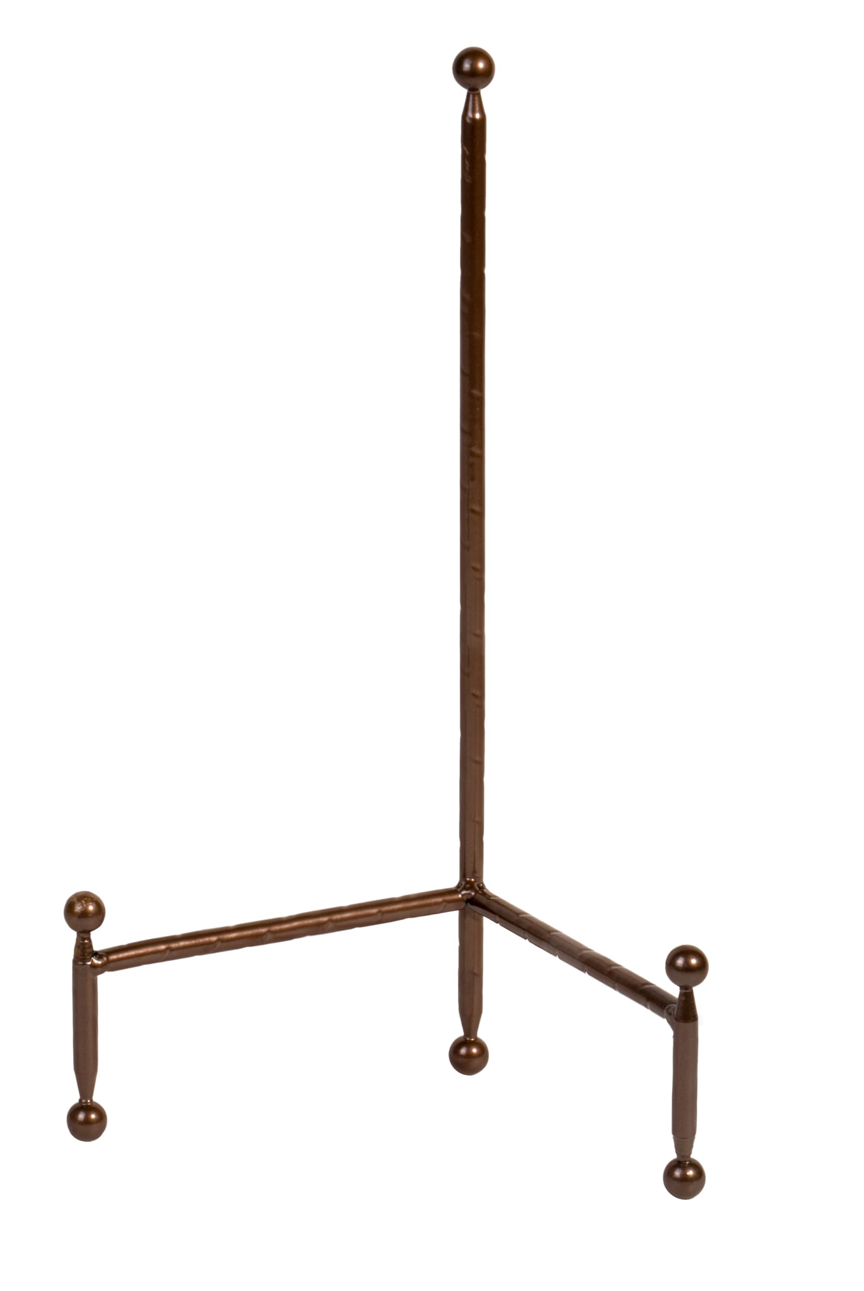 Red Co. Decorative Tripod Plate Stand and Art Holder Easel in Bronze Finish - 14 h