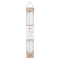 Northern Lights Candles - 12 2pk Tapers - Pure White - 72872