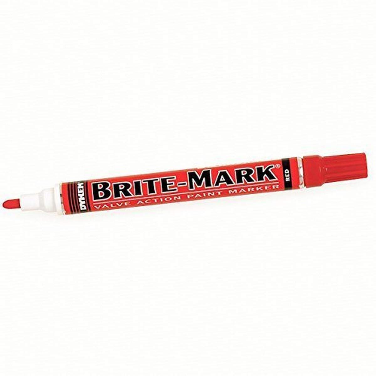 Dykem 8030-8405 Brite-Mark Marker, Regular Line, Orange