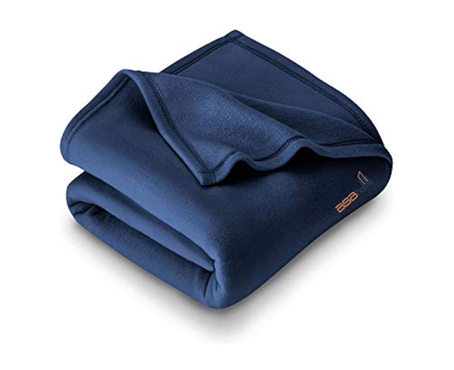 Bsb Home 300 Gsm Special For Heavy Winter Plain Light Weight Polar Fleece Blanket For Double Bed (220X230 Cm, ColorBlue)