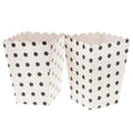 VELURA VELURA 12 Pieces Dot Popcorn Boxes Snack Buckets Childrebn Birthday Party Bags|12 Pieces Popcorn Boxes| Party Bags| Greet