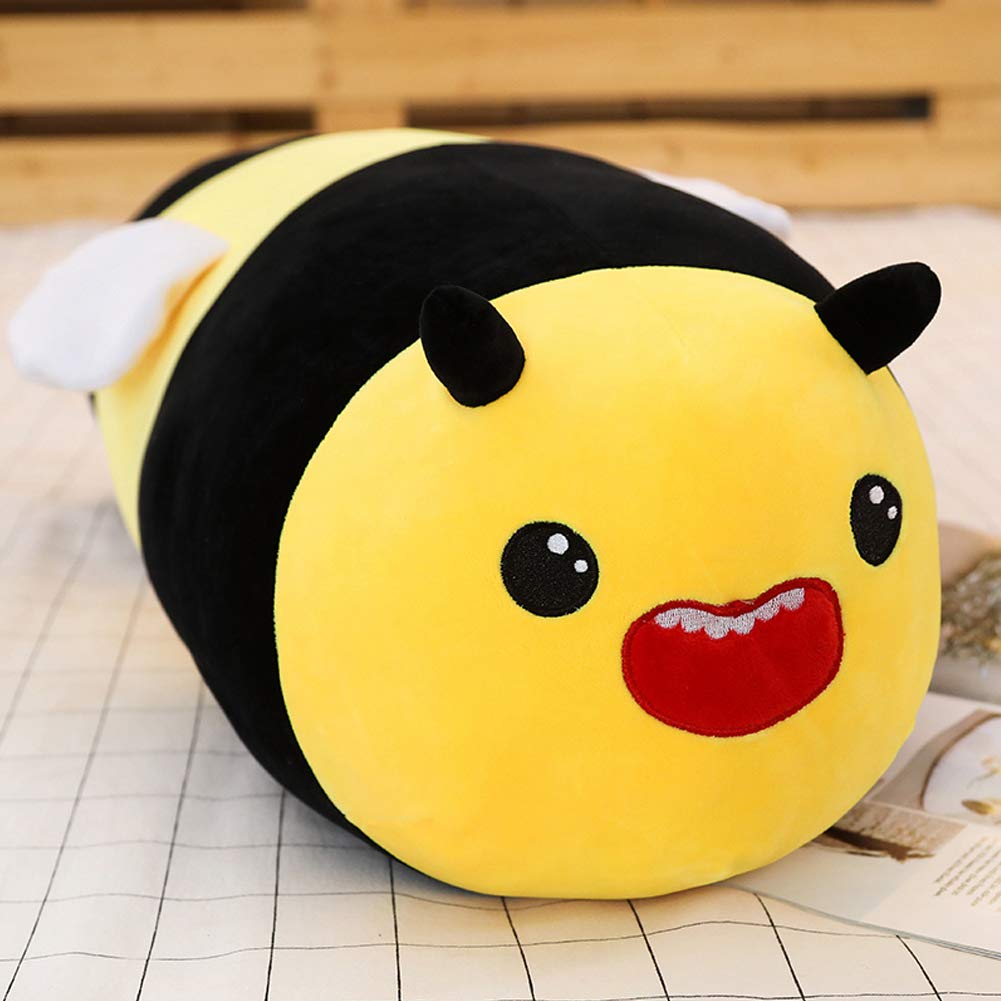 Sofipal Bee Plush Pillow, Bee Stuffed Animal Toy Cute Soft Plush Hugging Pillow Gifts For Birthday, Christmas, Valentine 23.6'