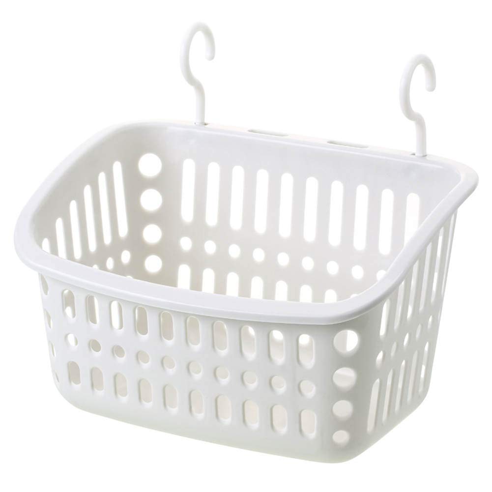 Mumusuki Hanging Storage Basket, Plastic Wall Laundry Basket Multifunctional Basket Container Holder for Organizing Clothes, Cos