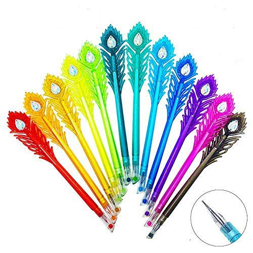 Gel Ink Pen 0.38Mm Cute Diamond Head For School Office For Your Kids Friend