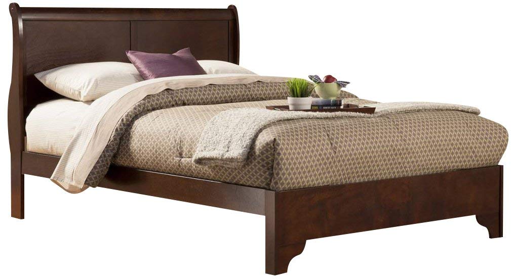 Alpine Furniture West Haven Sleigh Bed, King Size