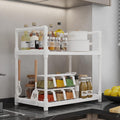Ketumal 2Tier / 3Tier Standing Rack/Metal Bathroom Countertop Storage Rack/Kitchen Organizer/Spice Rack/Storage Shelf For Kitc