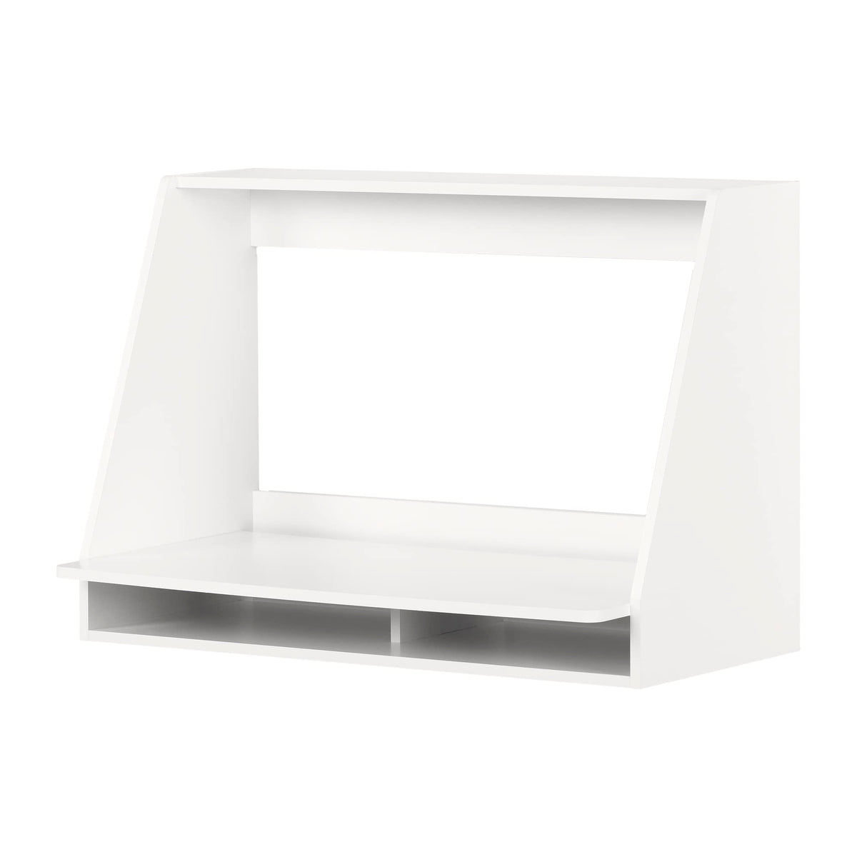 South Shore Hourra Floating, Small Desk, Pure White