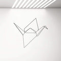 Gadgets Wrap Geometry Shapes Vinyl Wall Decal Bird Origami Wall Sticker