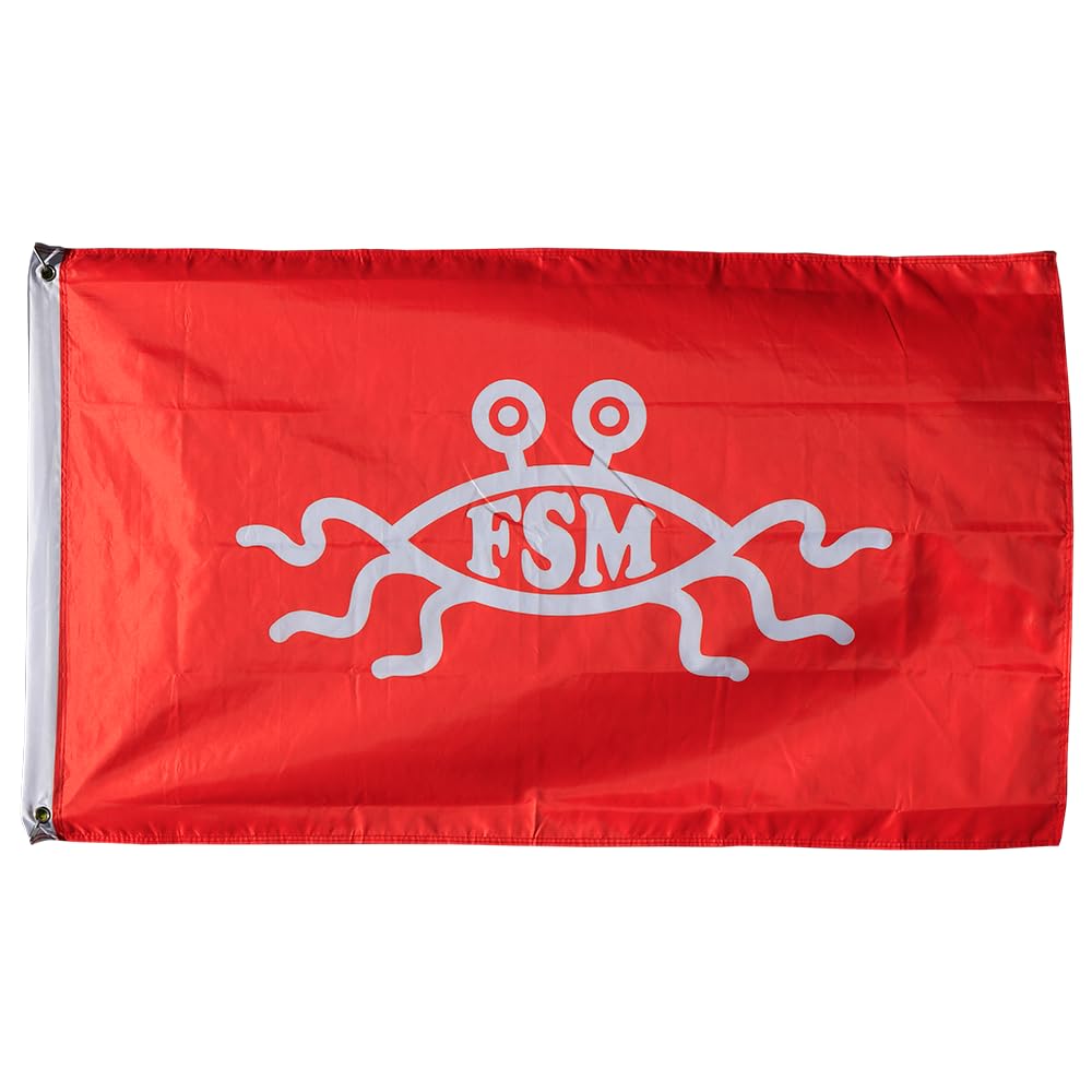 Large Flying Spaghetti Monster Flag