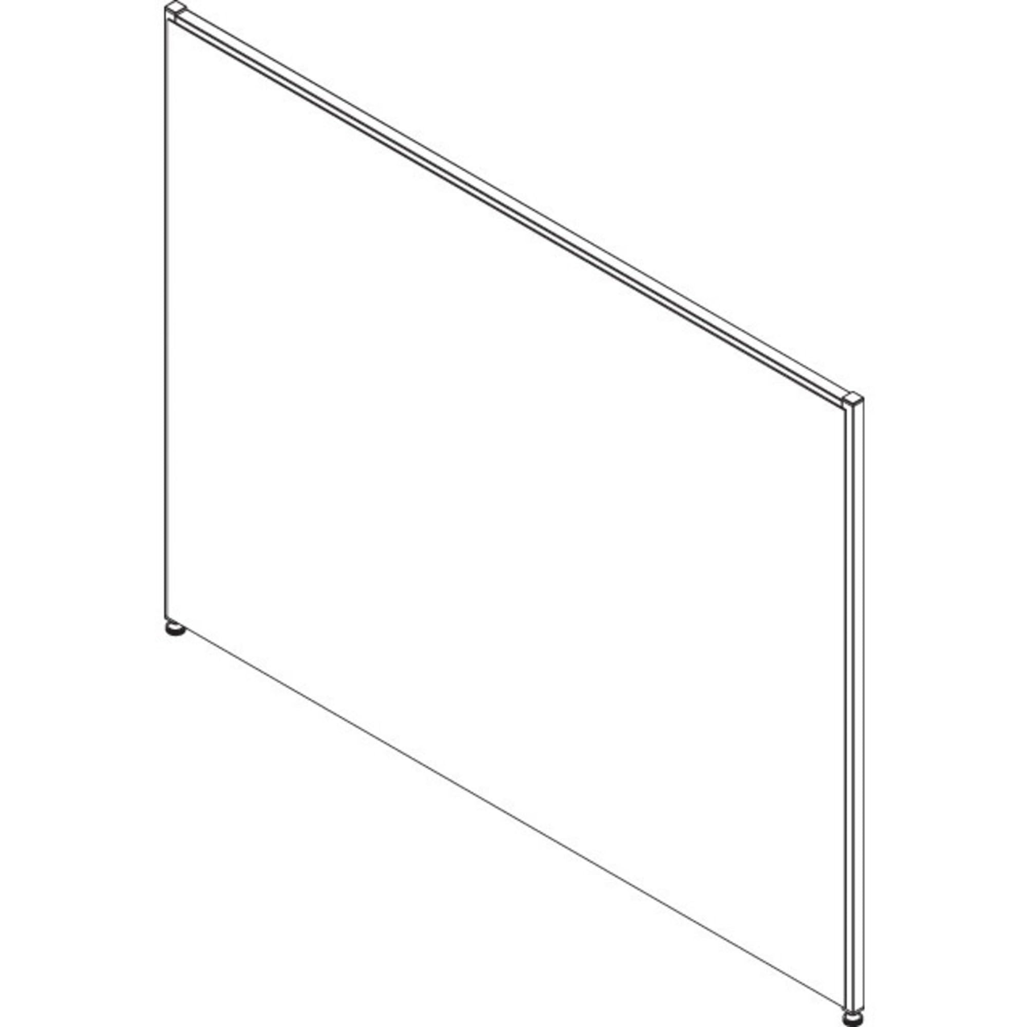 60" Width x 48" Height - Fabric, Steel - Gray-90265-Furniture