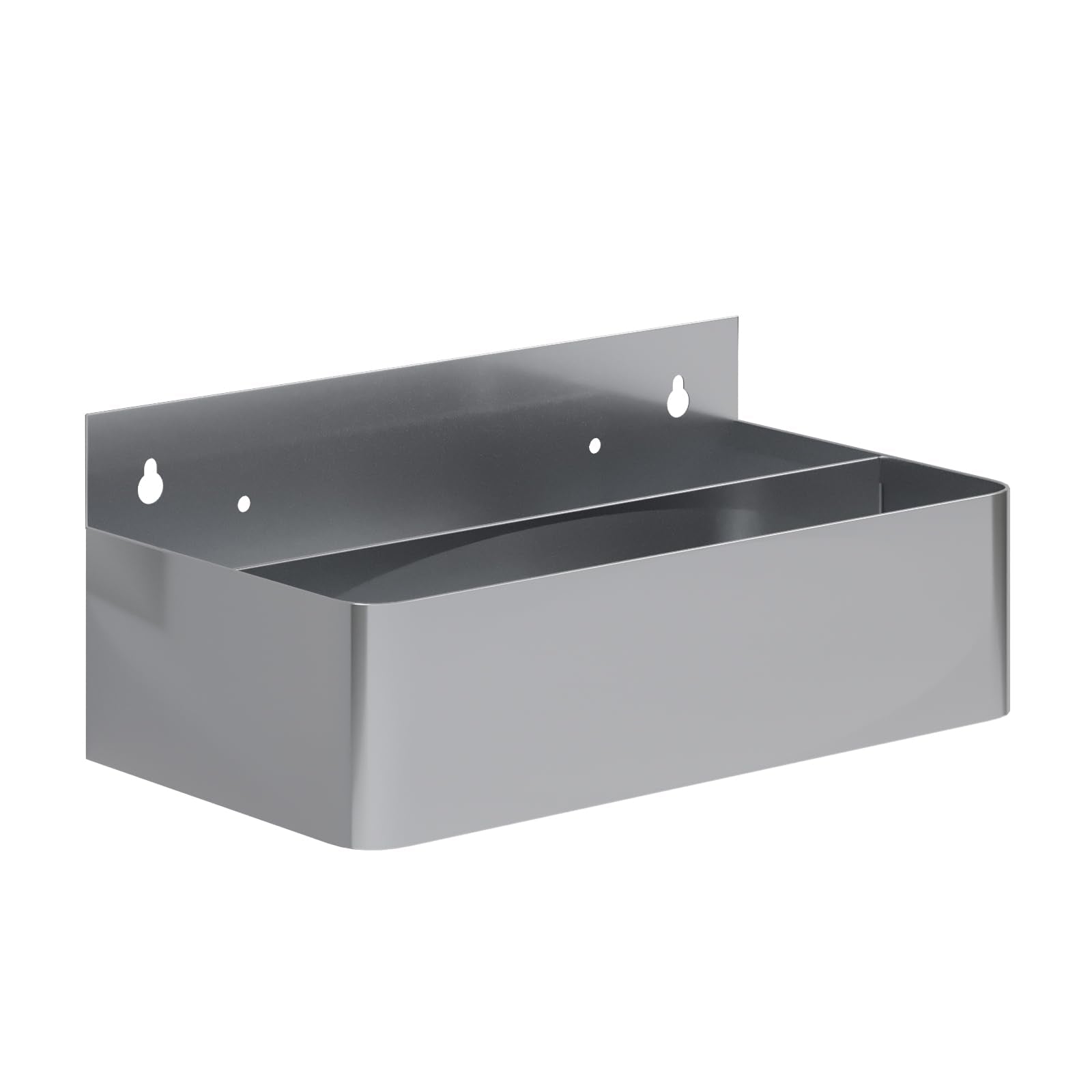 15 In. Abreast Double-Tier Stainless Steel Speed Rail Rack - Liquor Bottle Organizer For Bars, Restaurants, Nightclubs, And Home