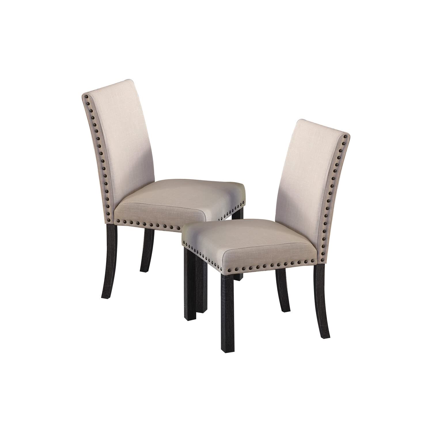 Best Master Linen Fabric Dining Side Chair