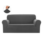 Sapphire Home 3-Piece Couch Cover Set, Sofa, Loveseat, And Arm Chair Slipcovers, Form Fit Stretch, Wrinkle Free, Furniture Prote