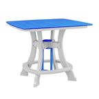 American Furniture Classics Five Piece Square Counter Height Dining Set, Blue/White