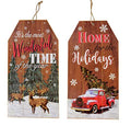 Wooden Plaques Home For Holidays and Wonderful Time of Year