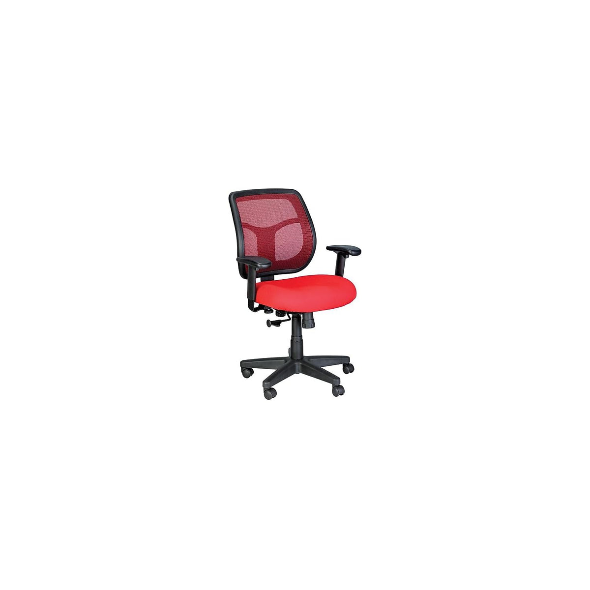 Eurotech Seating Apollo Midback Swivel Chair, Red