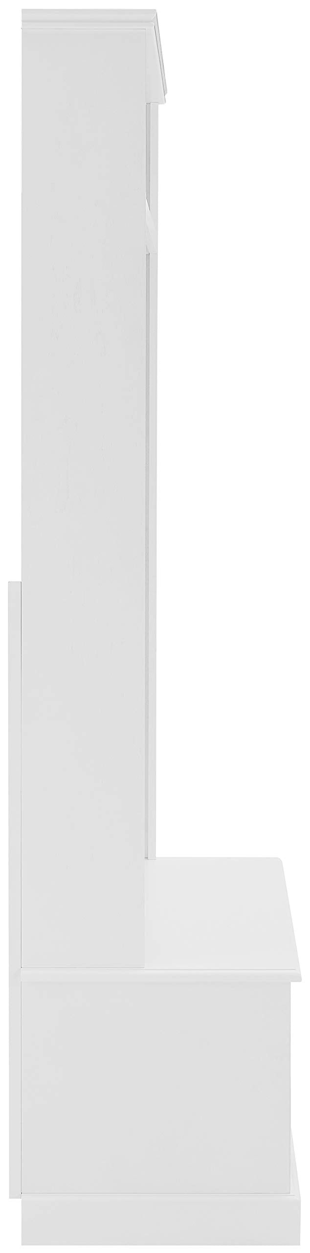 Crosley Furniture Ellison Hall Tree With Storage Bench And Coat Rack Hooks For Hanging, White