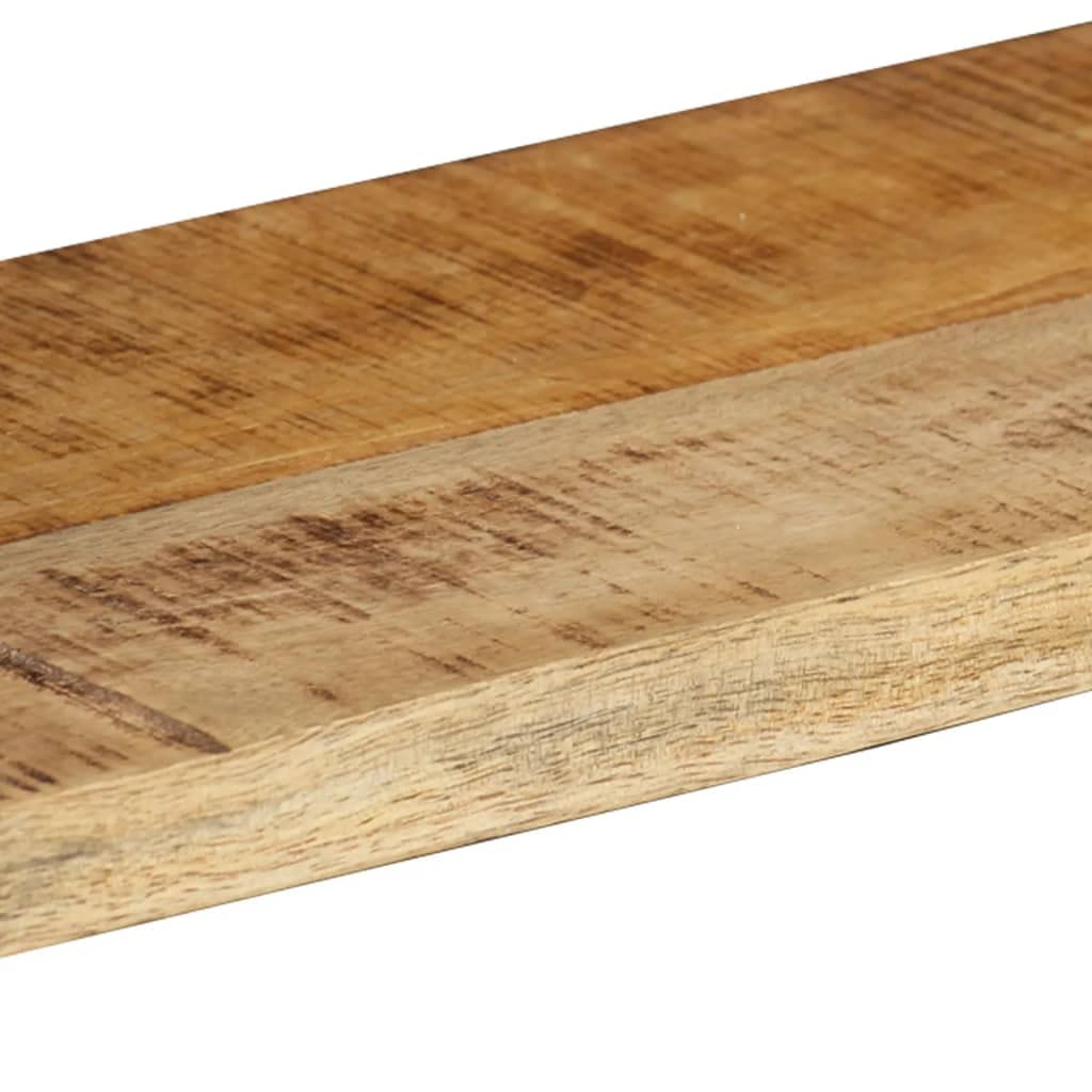 vidaXL 3 Piece Set of Wall Cube Shelves, Solid Mango Wood, Durable Multi-Purpose Book and Decor Display Shelves, Easy Assembly, Brown