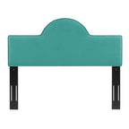 Modway Dawn Performance Velvet Headboard, King/Ca King, Teal