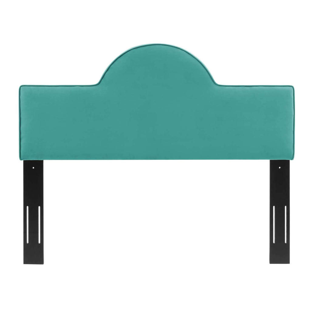 Modway Dawn Performance Velvet Headboard, Twin, Teal