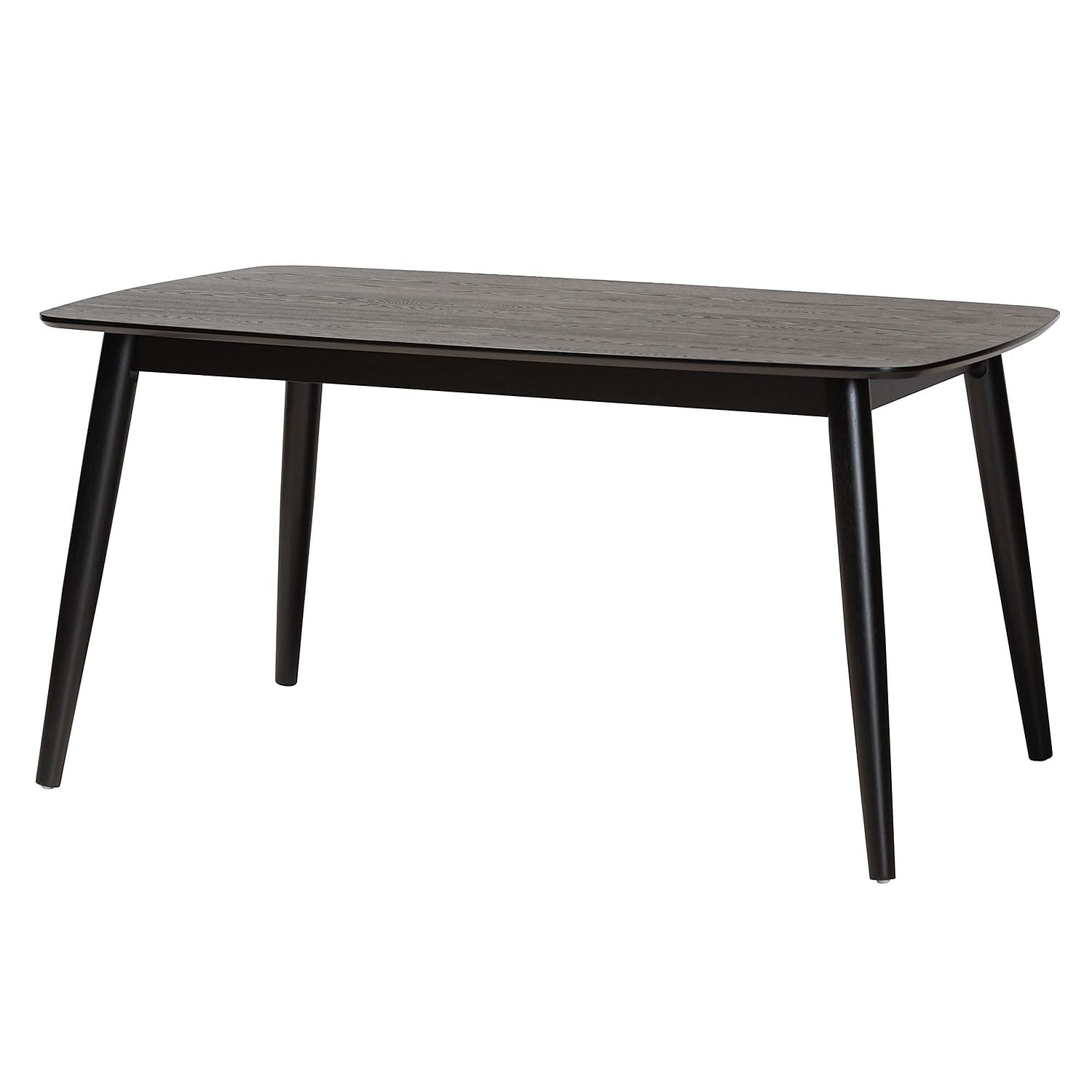 Baxton Studio Cyntia 59.1-inch W Dining Set, Natural Brown/Black, 5-Piece (2341283713284HT)