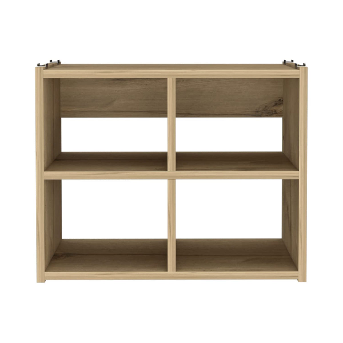 Nilo Entryway Stackable Storage Unit With 4 Shelves, Light Oak