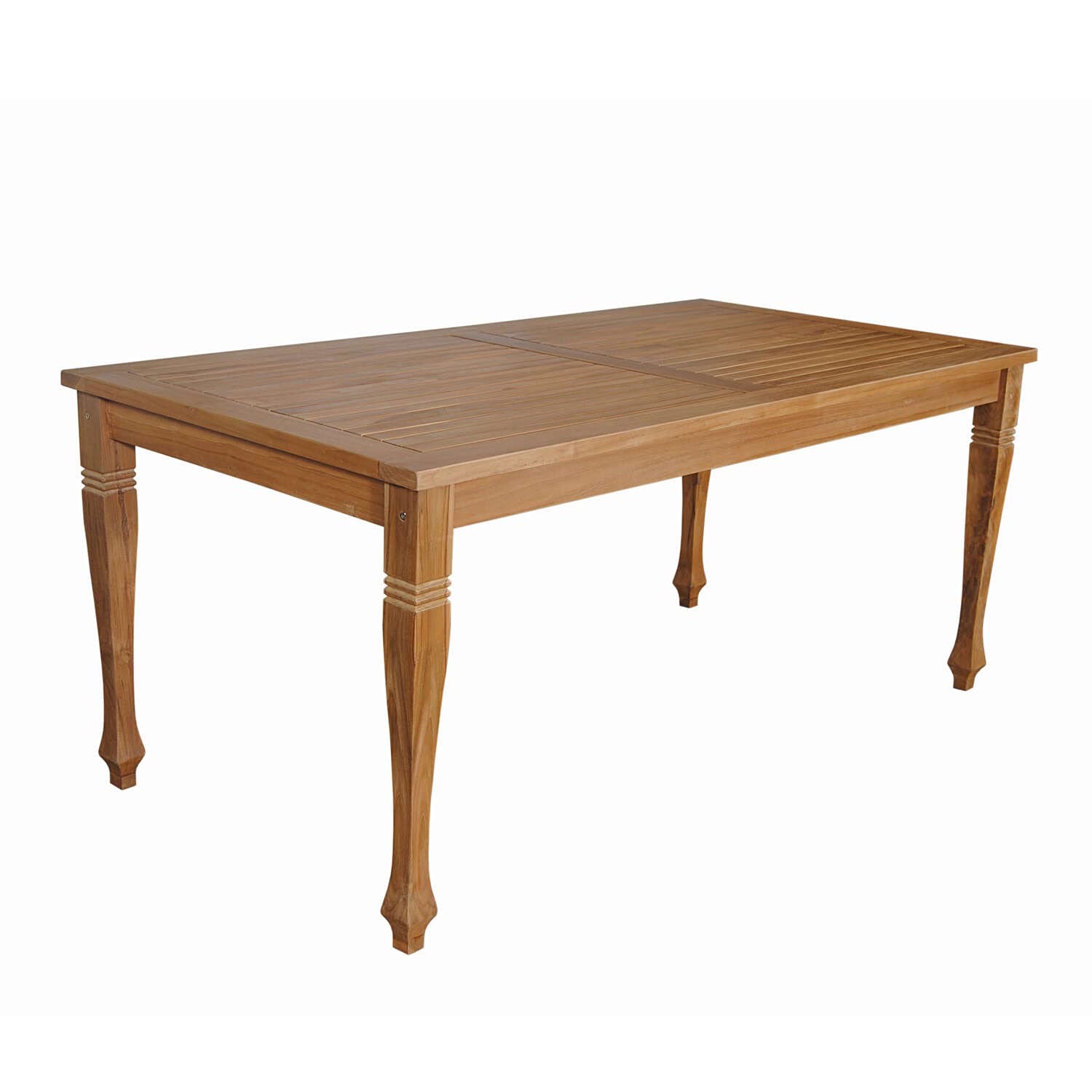 Anderson Teak TB-6536 Rockford Rectangular Teak Dining Table, Natural