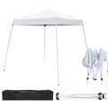 Outvita Canopy 10'X10' Pop Up Commercial Instant Gazebo Tent, Waterproof & Uv Protection Canopy Tent With Slant Legs For Party W