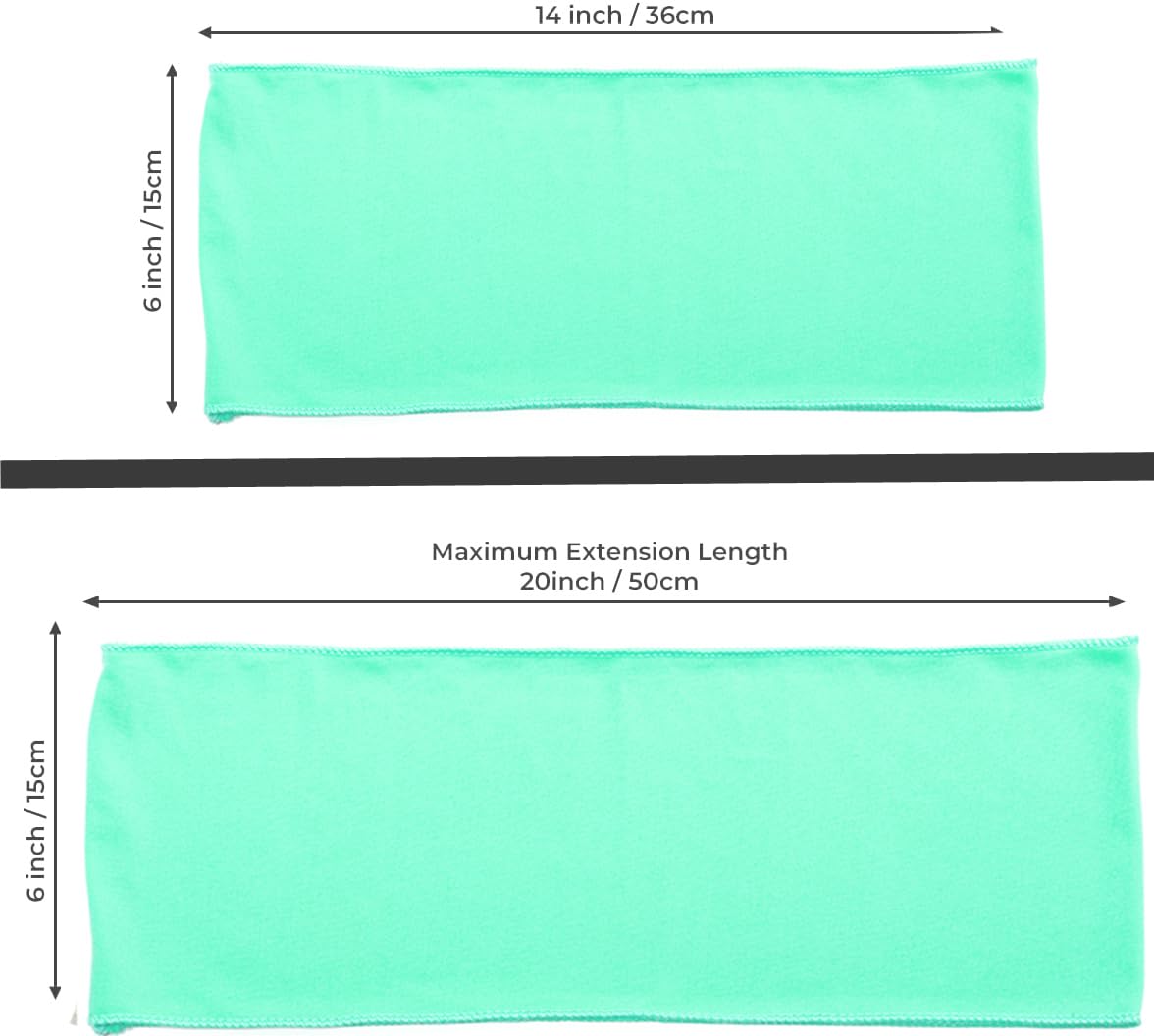 Mds Pack Of 10 Spandex Chair Sashes Bow Sash Elastic Chair Bands Ties Without Buckle For Wedding And Events Decoration Spandex Slider Sashes Bow - Sea Green