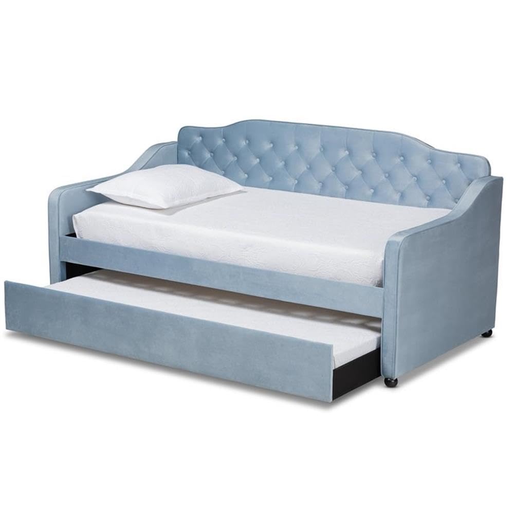 Baxton Studio Freda Daybed with Trundle - Thumbnail 3