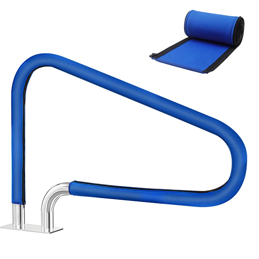 Pool Handrail Cover, 10 Feet Swimming Pool Hand Railing Covers With Zipper Non Slip Anti-Scald Safety Rail Grip Handles Sleeve F