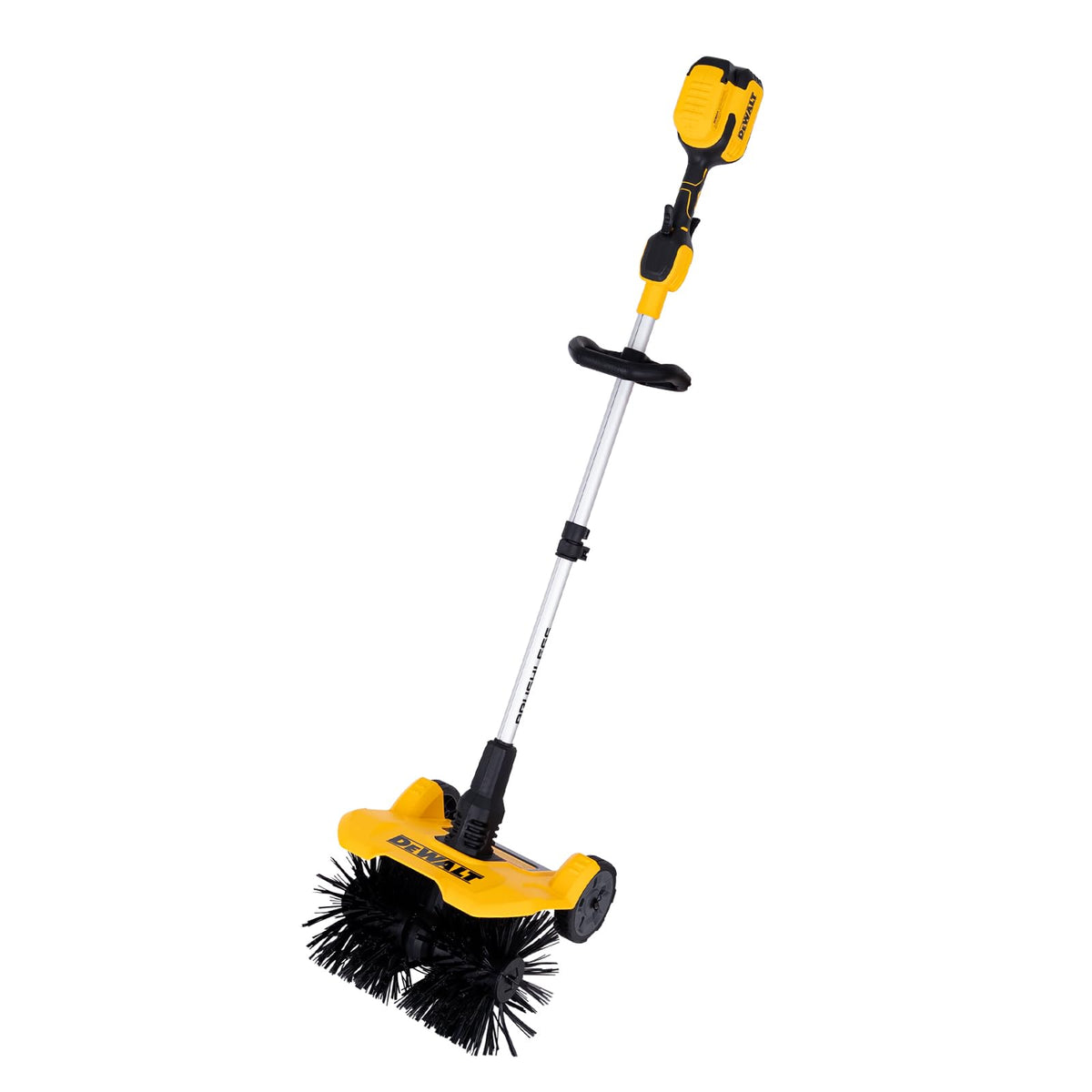 DEWALT 20V Battery Power Broom Sweeper, Cordless Electric Walk Behind Push Sweeper for Cleaning Turf, Artificial Grass, Yard, Ga