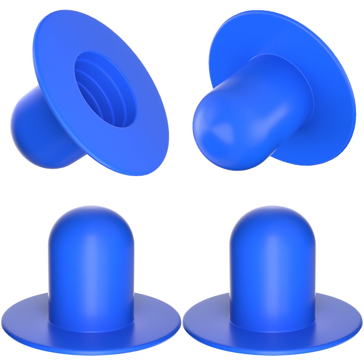 4 Pcs Pool Pump Strainer Wall Plugs Replacement Parts For Most Above Ground Pools Compatible With Intex & Bestway (Blue)