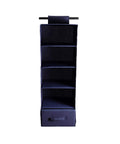 Shrey Creation Hanging 5 Shelf Wardrobe Organizer/Closet Organizer With Drawer Blue(30 * 30 * 85 Cm)