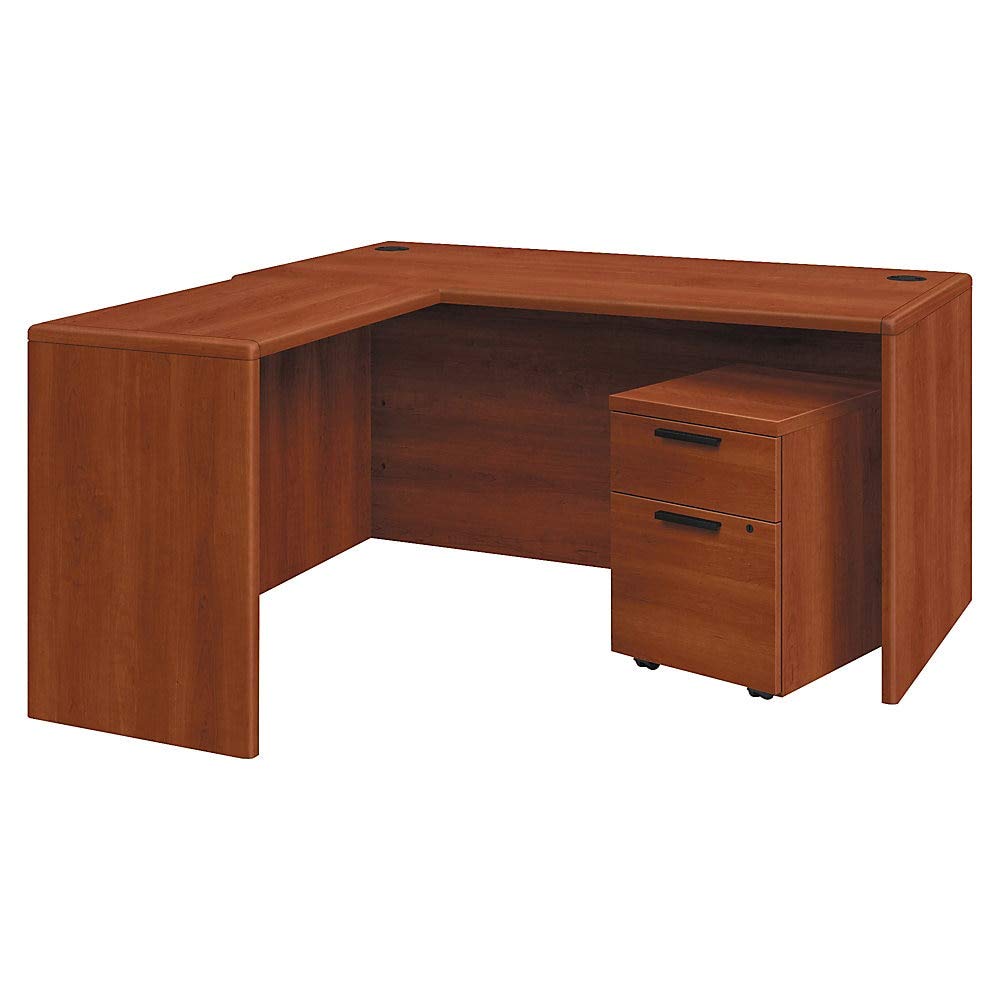 Hon 10700 Series Laminate Left-Pedestal Credenza, Cognac